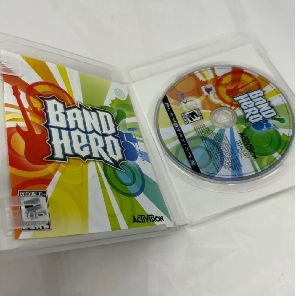 Band Hero Sony PlayStation 3 PS3 Activision 2009 Music Rhythm Game with Manual